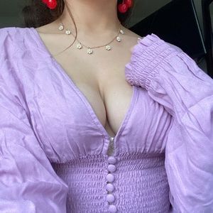 Lavender Blouse